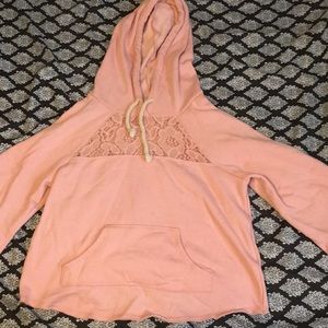 Soft pink cropped sweater